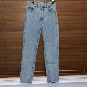 Zara High Waisted Mom Jeans